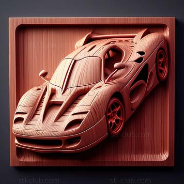 3D model Ferrari F50 (STL)